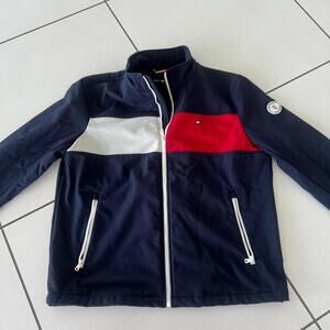 Navy tommy hilfiger windbreaker jacket